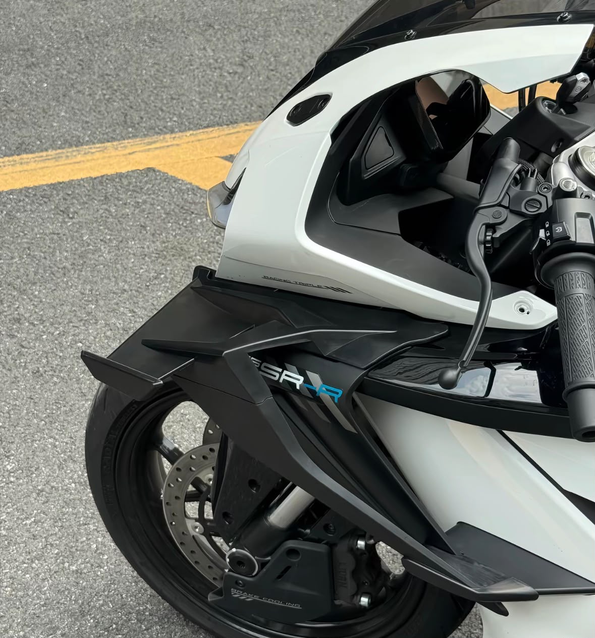 V4 Competition Winglet CF MOTO 675SR