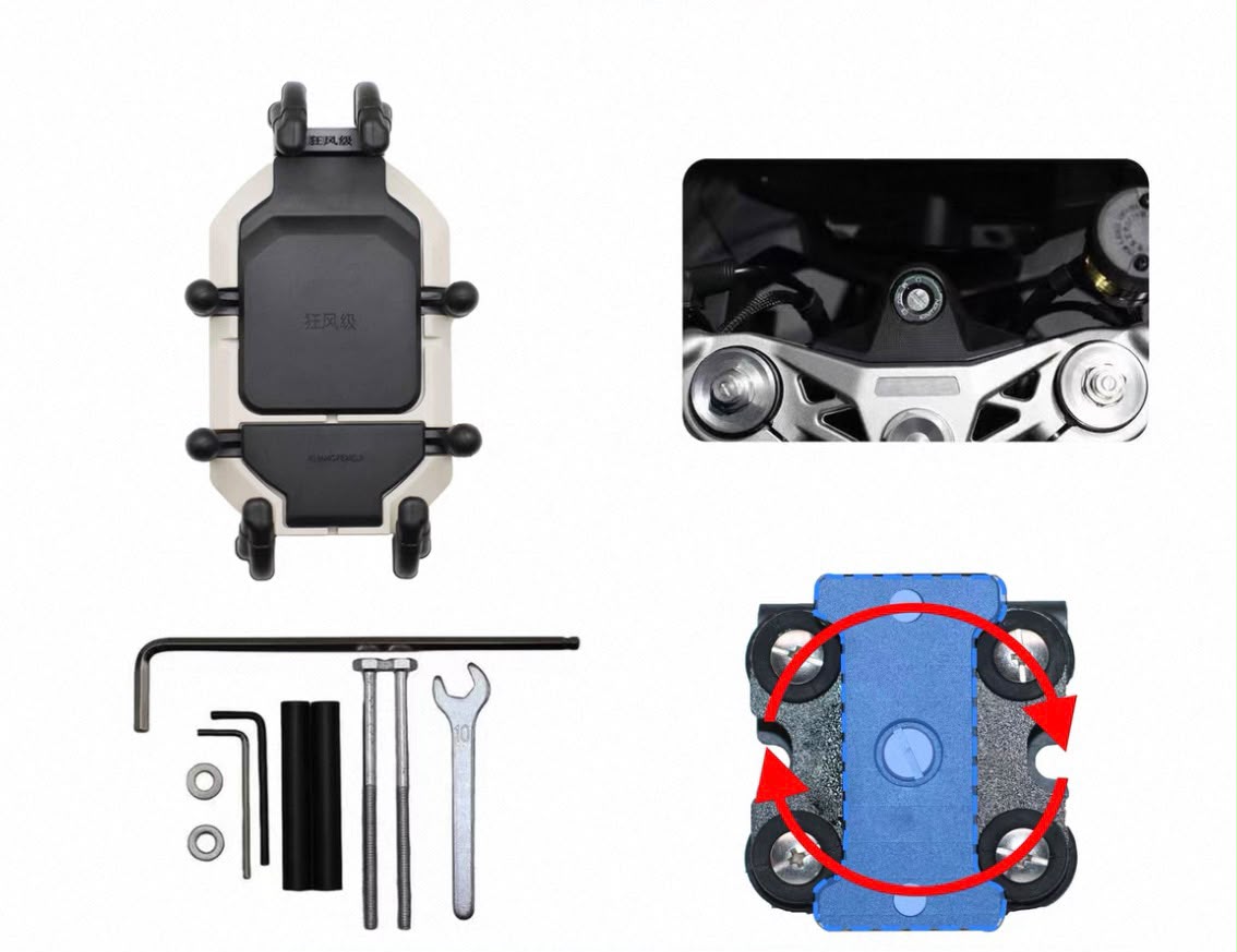 Handyhalterung 360grad CF MOTO 675 SR