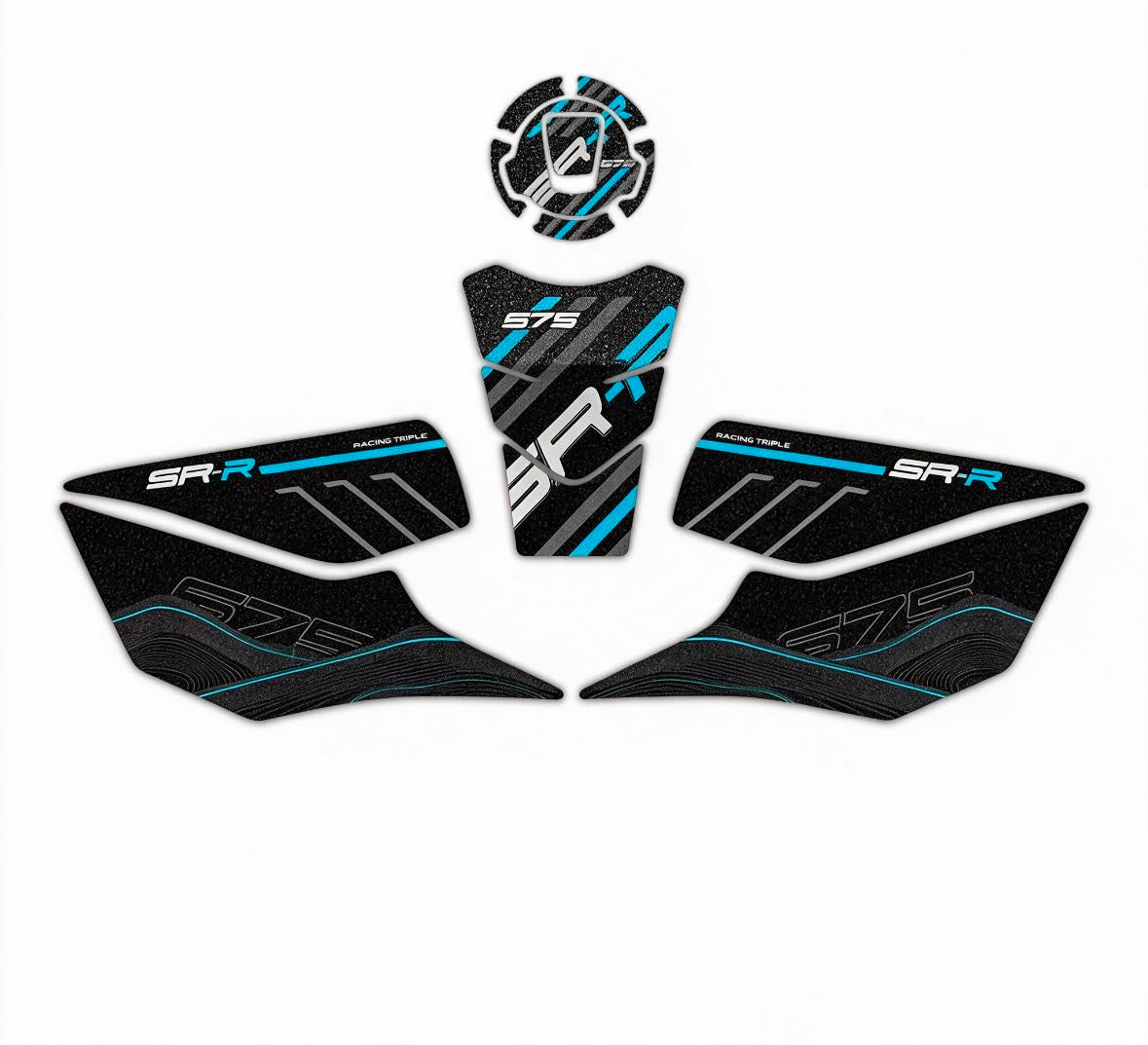 Tankpad Grip- Sandblasted für CF Moto 675SR