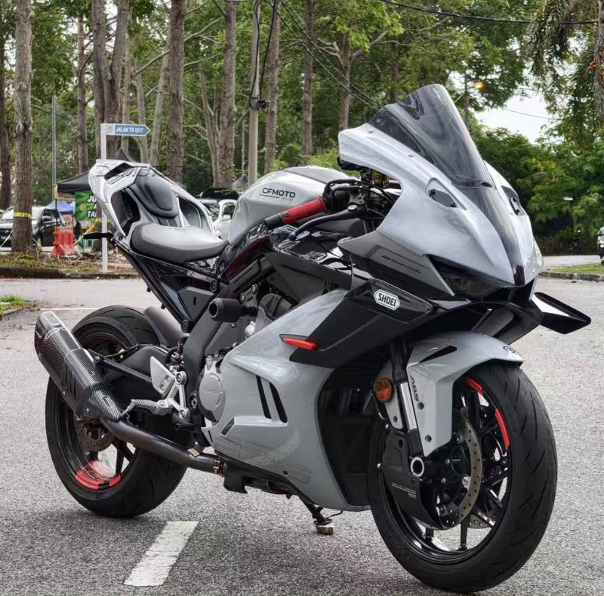 Racing Soziusabdeckung für CFMOTO 675SR