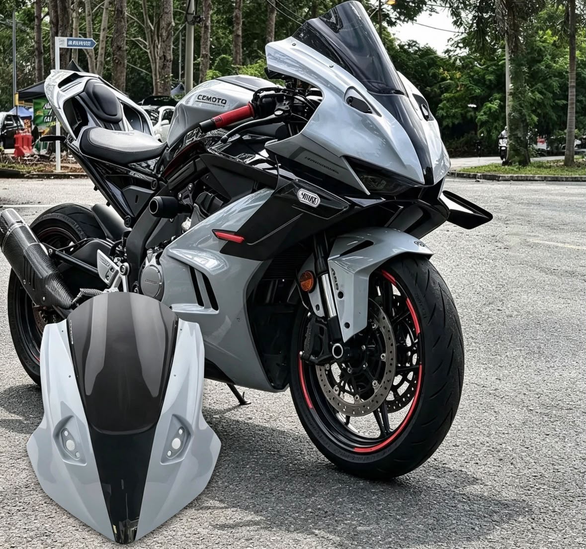 Race Series Full-Cover Frontverkleidung CFMOTO 675SR