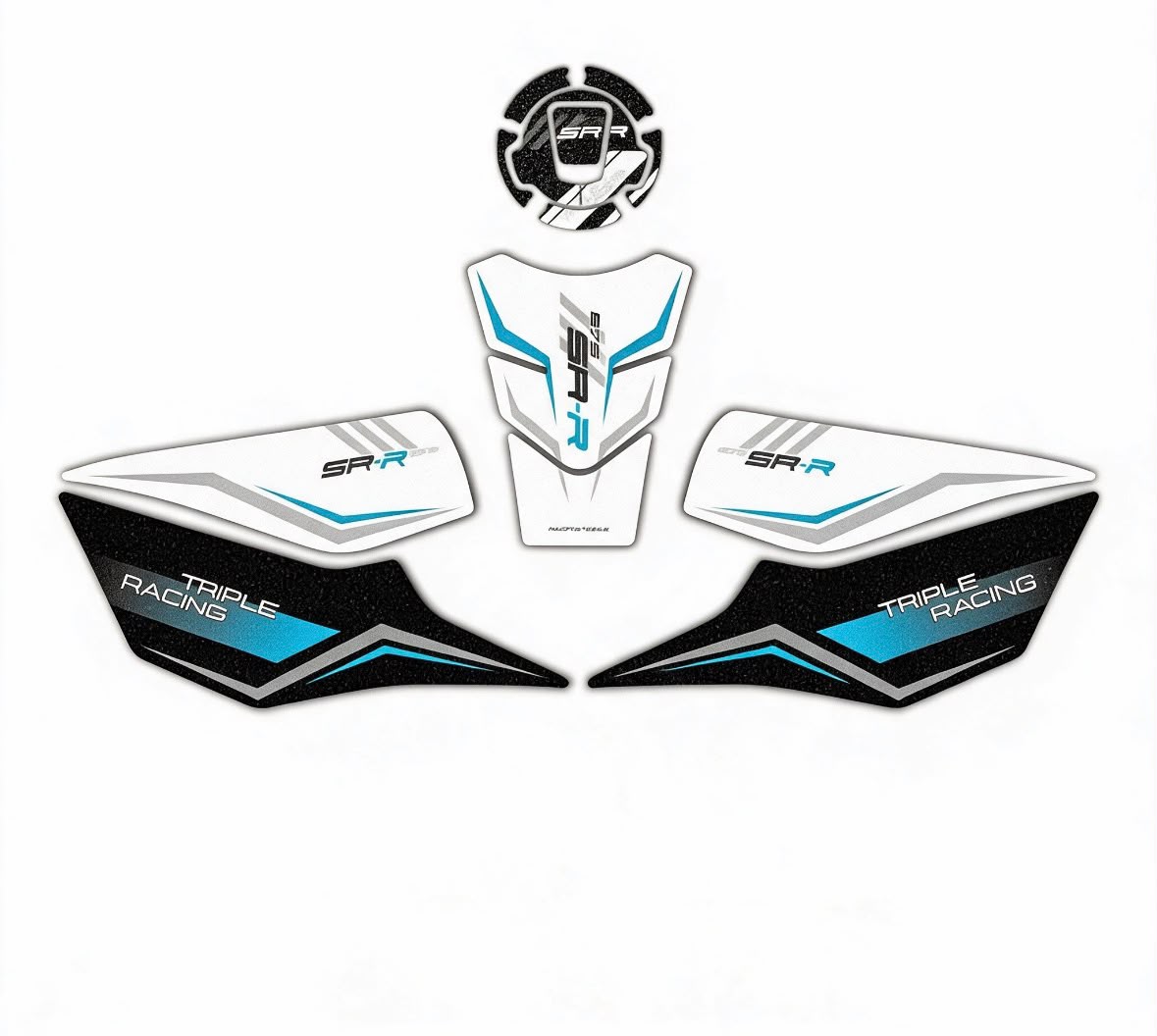 Tankpad Grip- Sandblasted für CF Moto 675SR